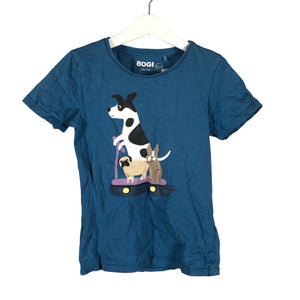 Unisex Bogi - T-särk, suurus 128 - 134 - Sinine (1)