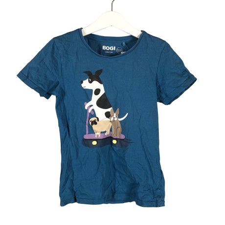 Unisex Bogi - T-särk, suurus 128 - 134 - Sinine ()