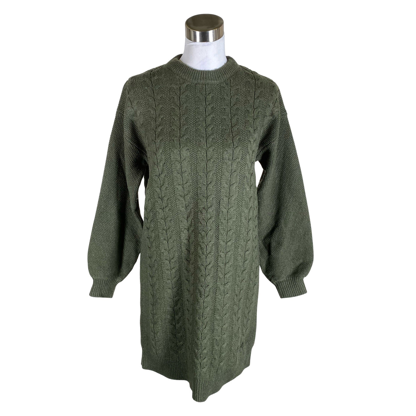 Unisex Nanso - Kootud kleit, suurus 34 - Roheline (1)