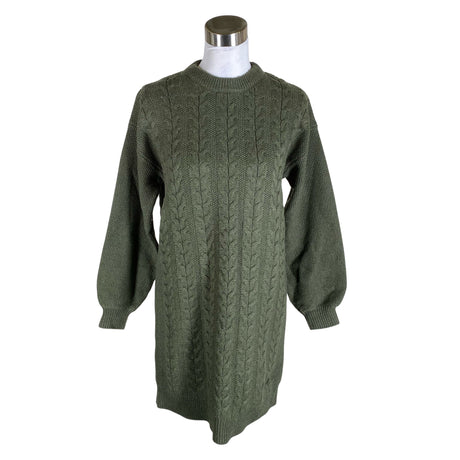 Unisex Nanso - Kootud kleit, suurus 34 - Roheline ()