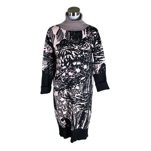 Unisex Papu - Kootud kleit, suurus 36 - Must (1)