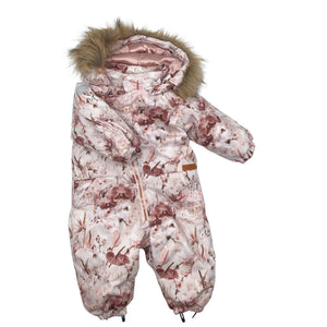 Unisex Gugguu - Talvekombinesoon, suurus 62 - 68 - Heleroosa (1)