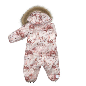 Unisex Gugguu - Talvekombinesoon, suurus 62 - 68 - Heleroosa (2)