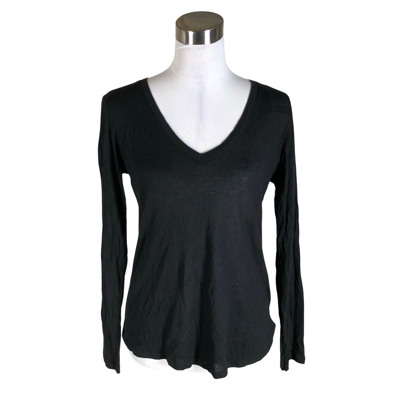 Unisex Majestic Filatures - Trikotaažist pluus, suurus 40 - Must (1)