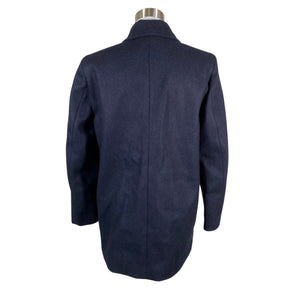 Unisex Michel Beaudouin - Villane mantel, suurus 36 - Sinine (2)
