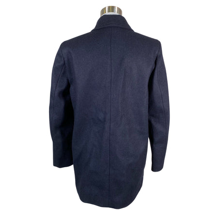 Unisex Michel Beaudouin - Villane mantel, suurus 36 - Sinine (2)