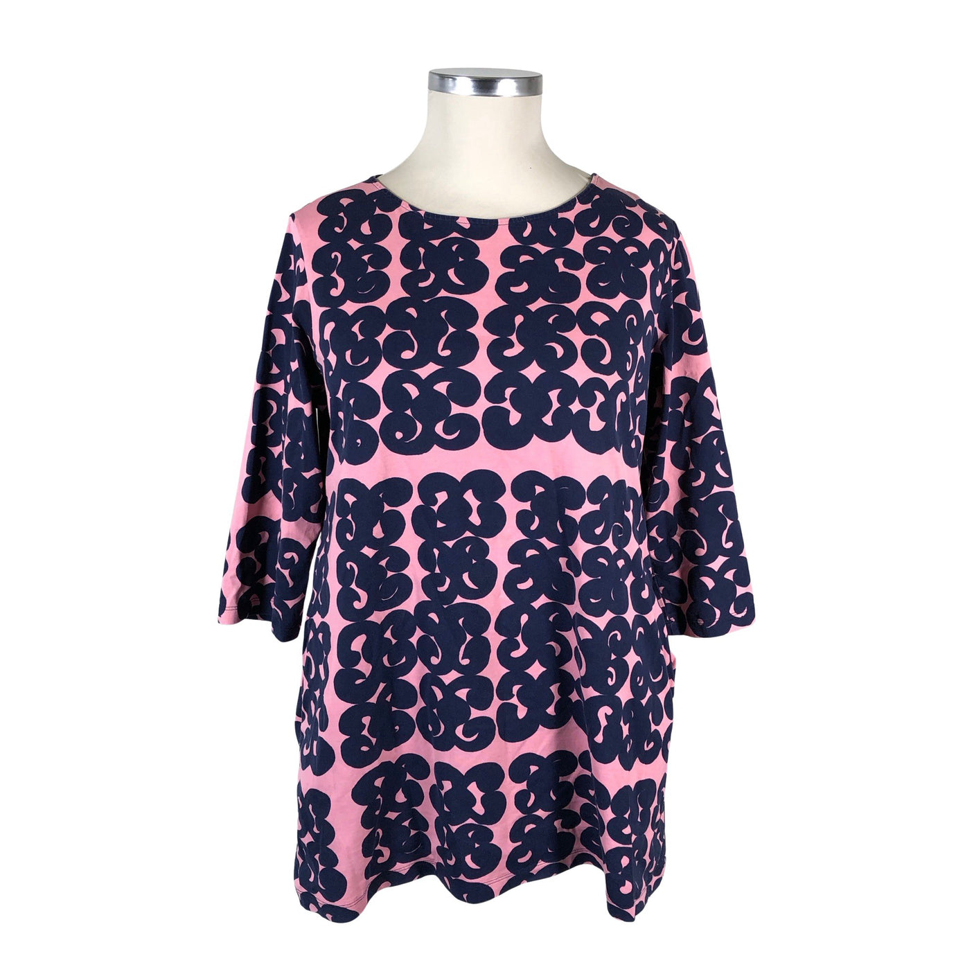 Unisex Marimekko - Trikotaažist tuunika, suurus 42 - Heleroosa (1)