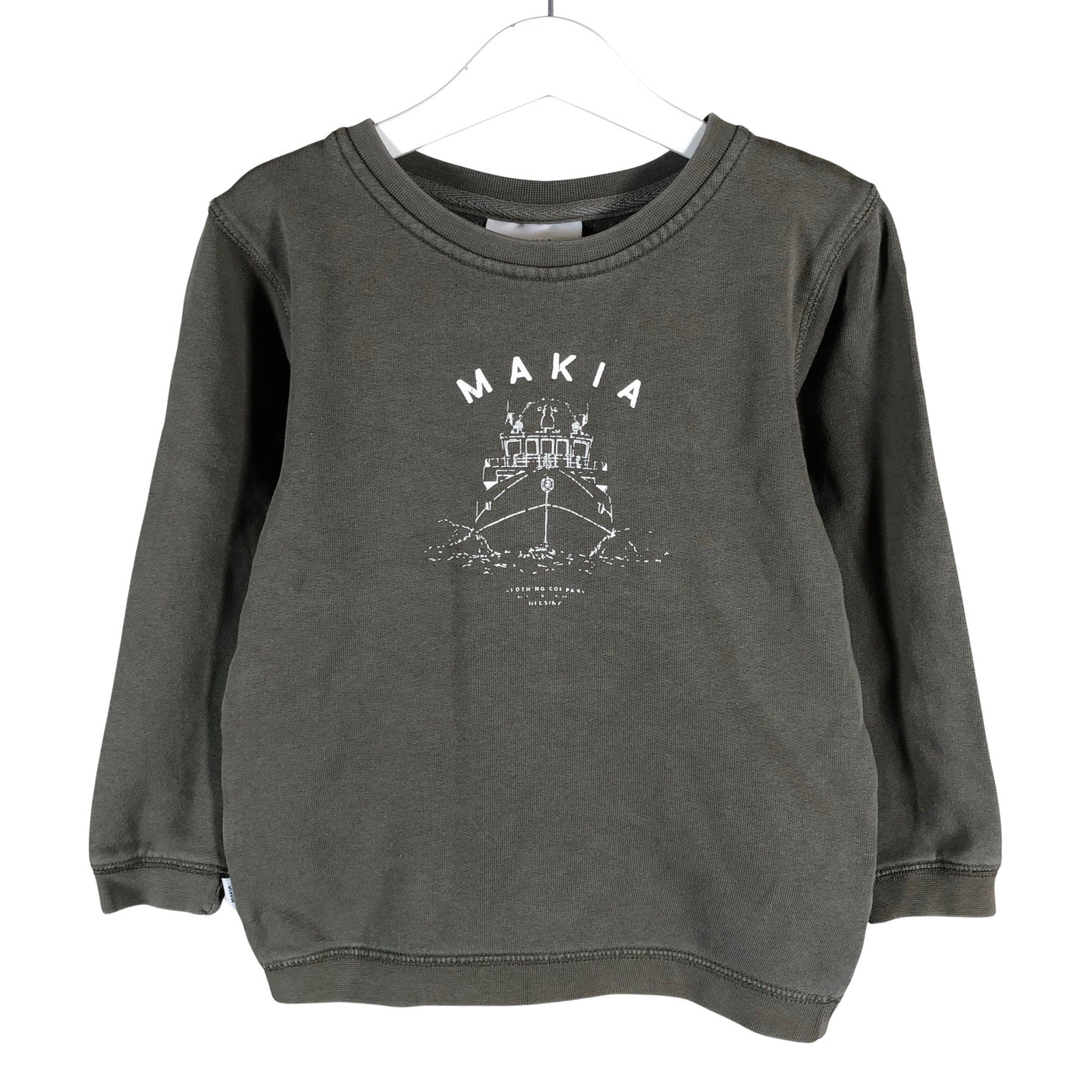 Unisex Makia - Dressikangast pluus, suurus 110 - 116 - Roheline (1)