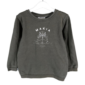Unisex Makia - Dressikangast pluus, suurus 110 - 116 - Roheline (1)