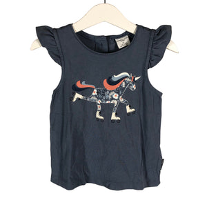 Unisex Polarn O. Pyret - Trikotaažist topp, suurus 86 - 92 - Helesinine (1)