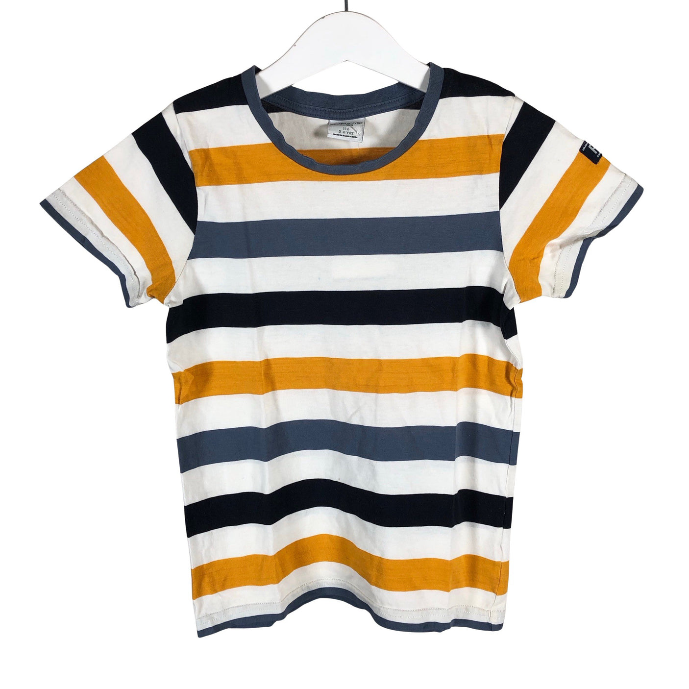 Unisex Polarn O. Pyret - T-särk, suurus 110 - 116 - Sinine (1)