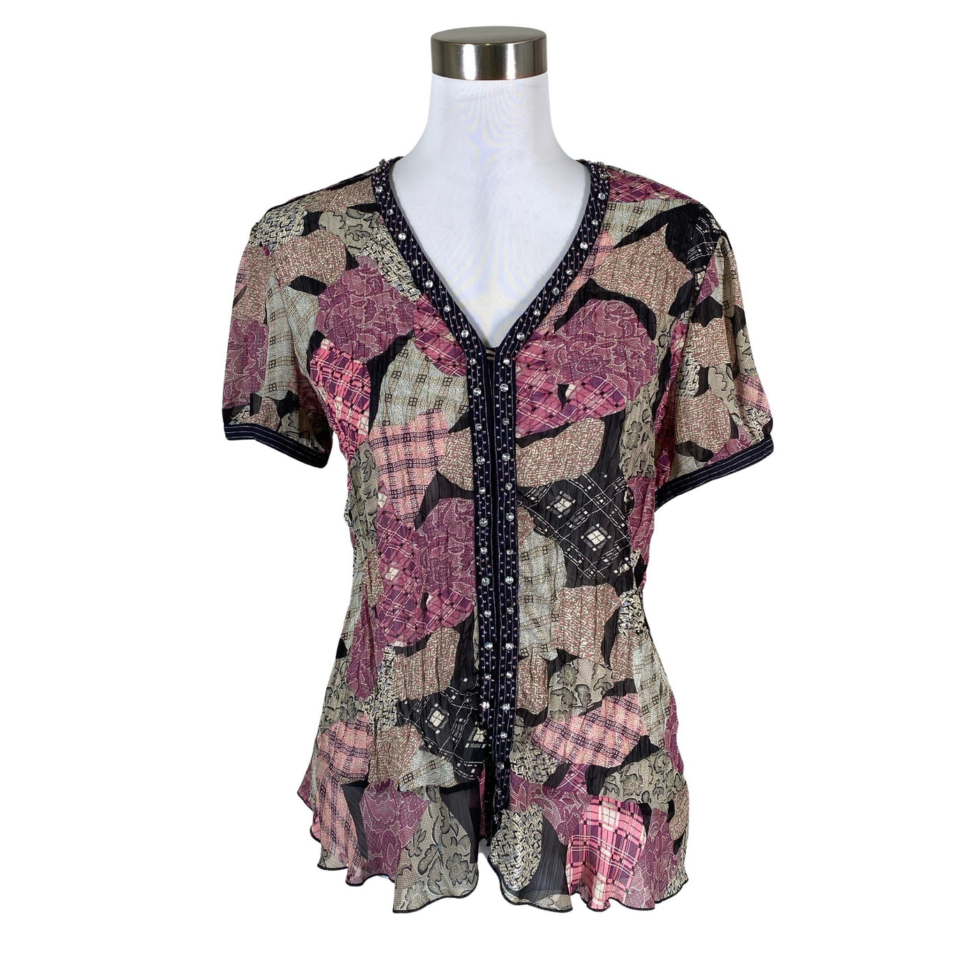 Unisex Kriss - Pidulik pluus, suurus 40 - Lilla (1)