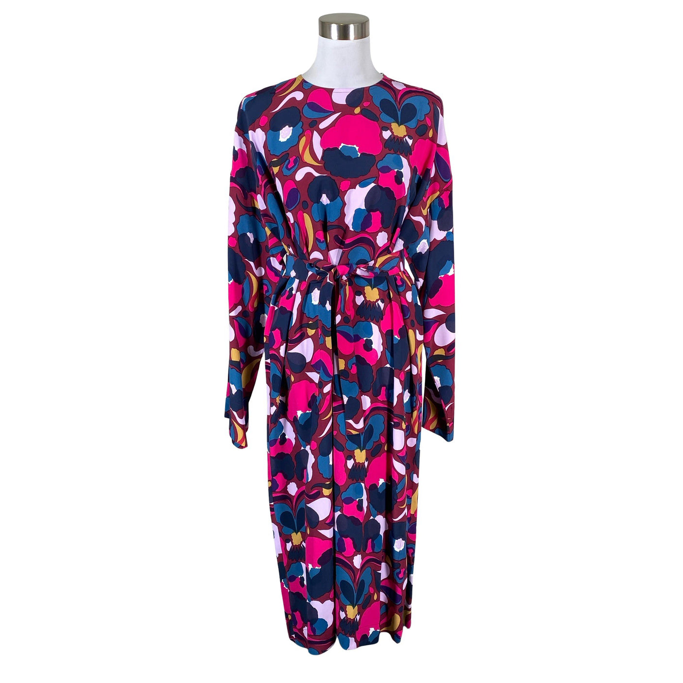 Unisex Marimekko - Õhuke kleit, suurus 40 - Veinipunane (1)