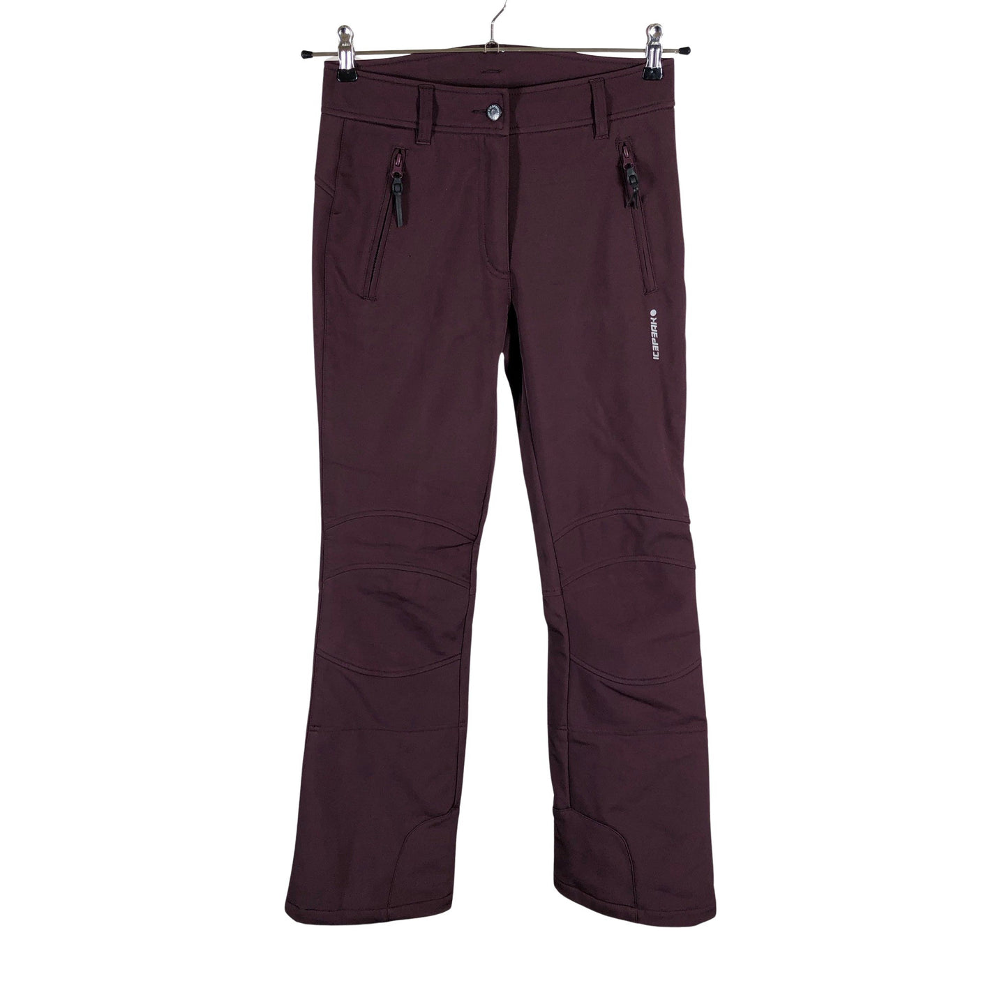 Unisex Icepeak - Softshell püksid, suurus 36 - Veinipunane (1)