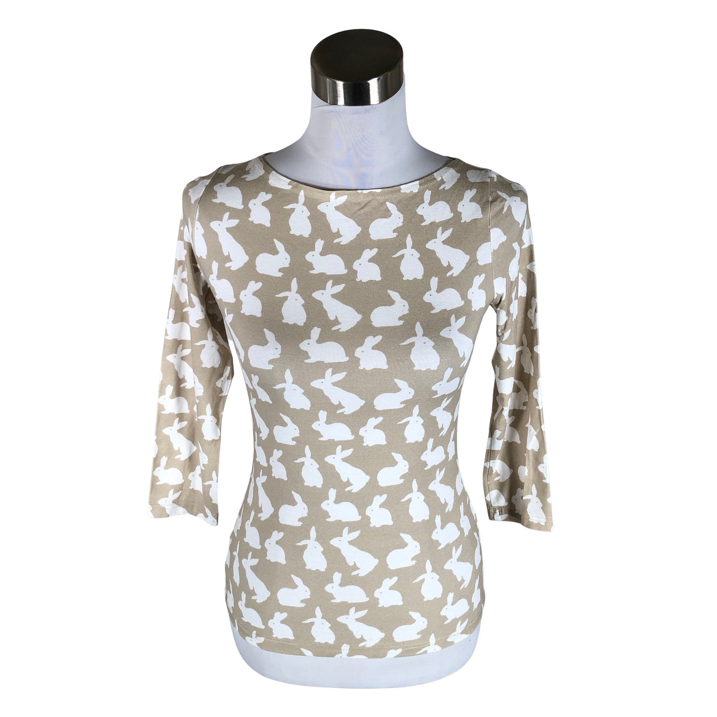 Unisex Camilla Thulin - Trikotaažist pluus, suurus 36 - Beige (1)