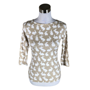 Unisex Camilla Thulin - Trikotaažist pluus, suurus 36 - Beige (1)