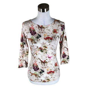 Unisex Camilla Thulin - Trikotaažist pluus, suurus 36 - Beige (1)