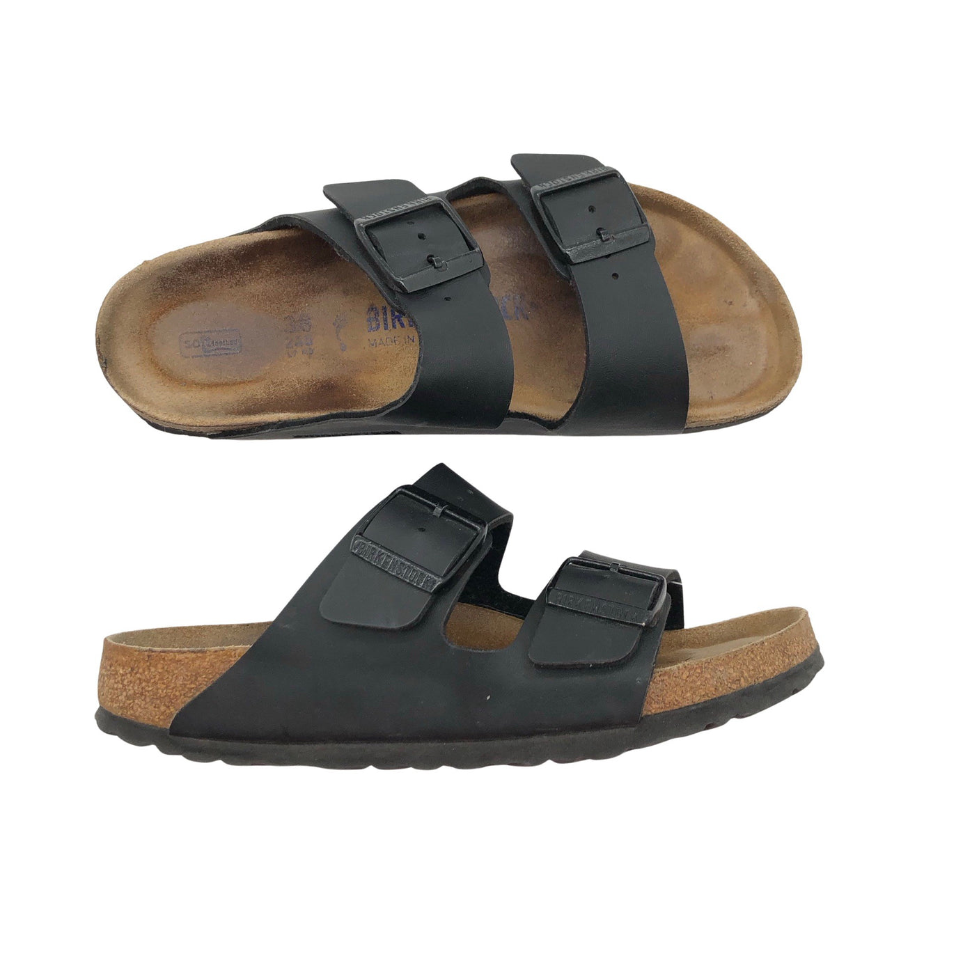 Unisex Birkenstock - Rihmikud, suurus 38 - Must (1)