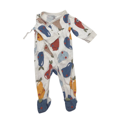 Unisex Polarn O. Pyret - Bodi, suurus 56 - 62 - Valge ()