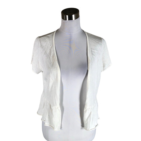 Unisex Cream - Kootud boolero, suurus 36 - Valge ()