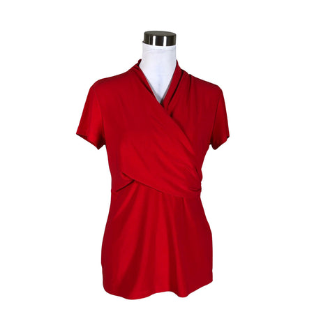 Unisex DKNY - Lühikeste käistega pluus, suurus 38 - Punane ()