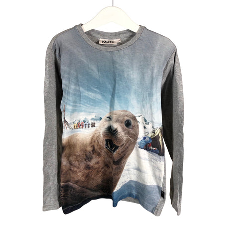 Unisex Molo Kids - Trikotaažist pluus, suurus 122 - 128 - Hall ()