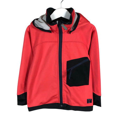 Unisex Polarn O. Pyret - Softshell jope, suurus 104 - 110 - Punane ()