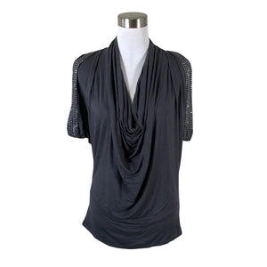 Unisex Jane Norman - Lühikeste käistega pluus, suurus 40 - Hall (1)