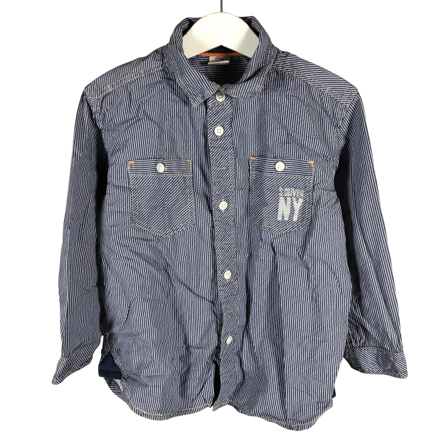 Unisex s.Oliver - Triiksärk, suurus 104 - 110 - Sinine (1)