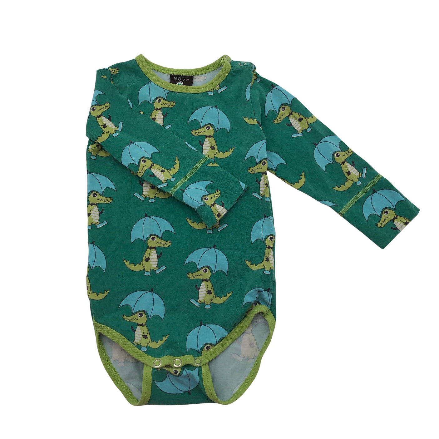 Unisex NOSH - Bodi, suurus 74 - 80 - Roheline (1)