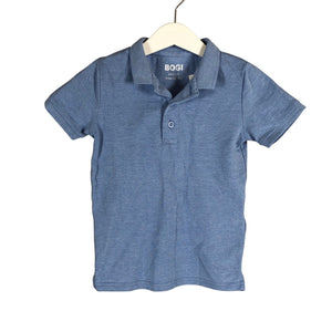 Unisex Bogi - Polosärk, suurus 104 - 110 - Helesinine (1)