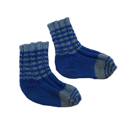 Unisex Handmade - Villased sokid, suurus 22 - Sinine ()