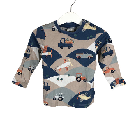 Unisex Polarn O. Pyret - Trikotaažist pluus, suurus 80 - 86 - Sinine ()