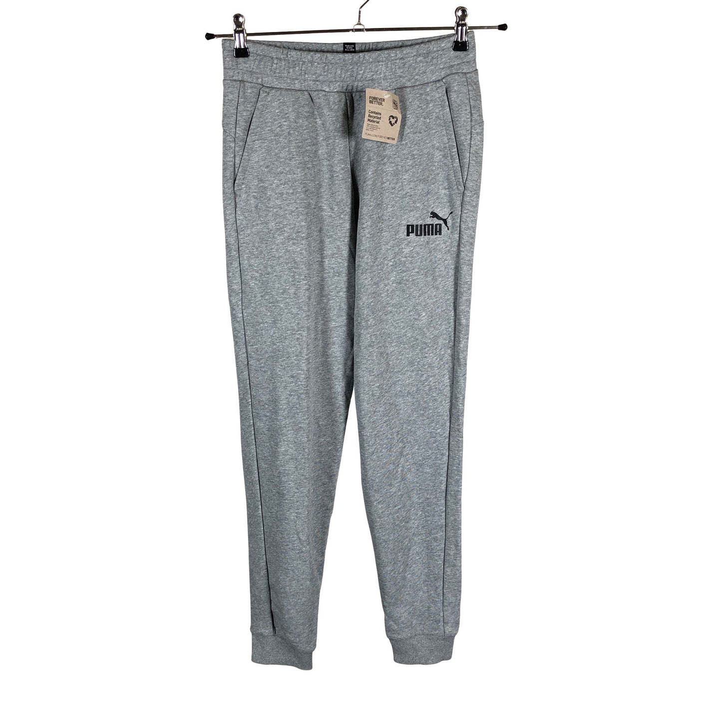 Unisex Puma - Dressikangast püksid, suurus 158 - 164 - Hall (1)