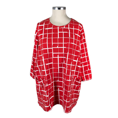 Unisex Nanso - Trikotaažist tuunika, suurus 52 - Punane ()