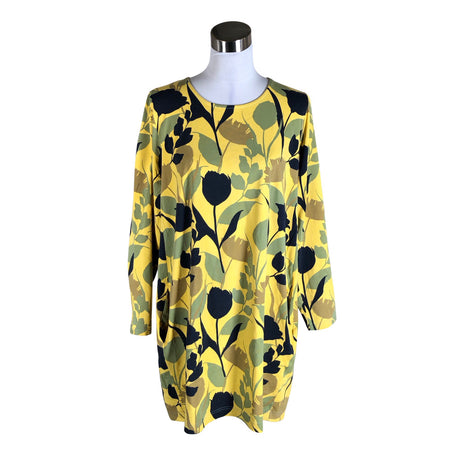 Unisex NOSH - Trikotaažist kleit, suurus 42 - Kollane ()