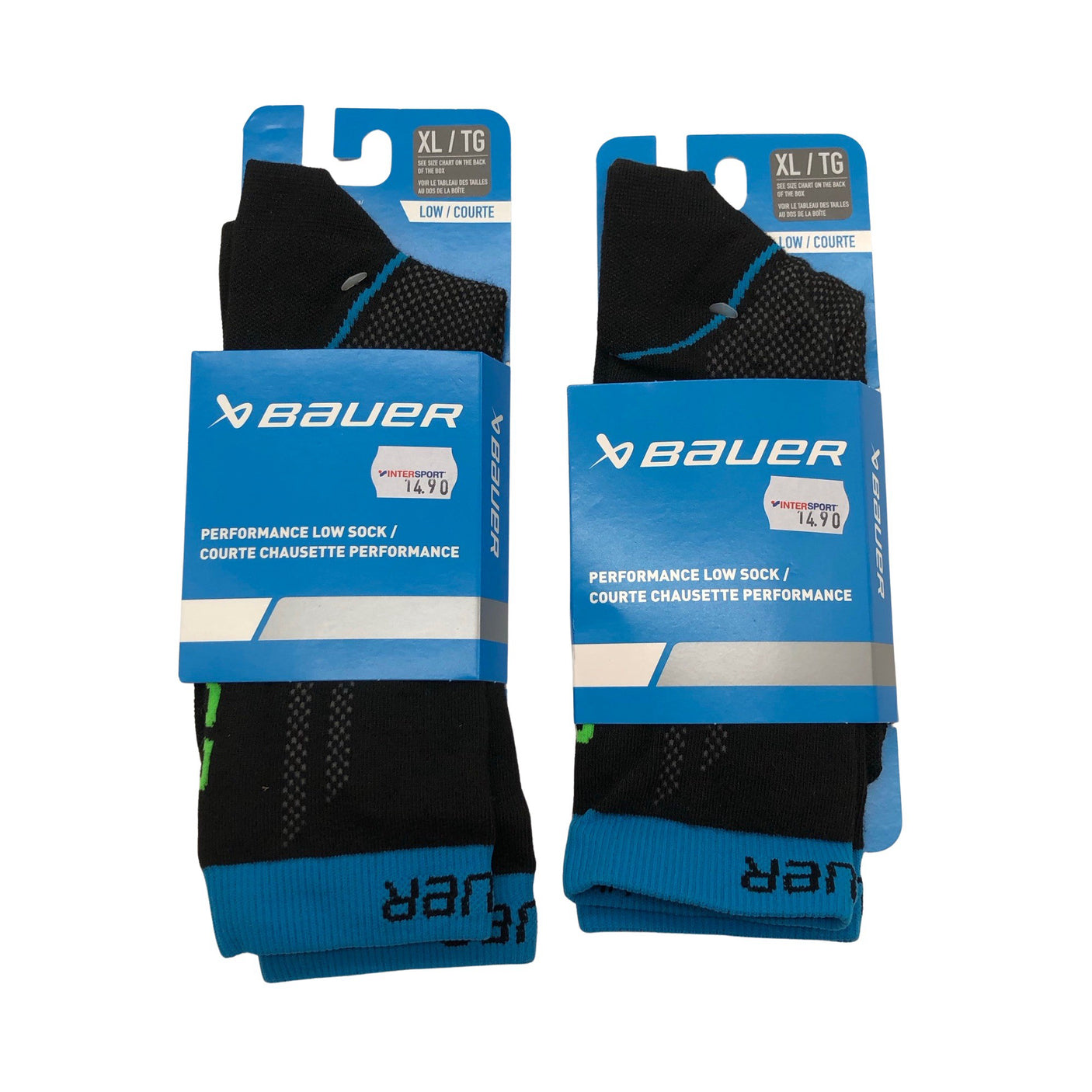 Unisex Bauer - Sokid, suurus 43 - Must (1)