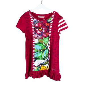 Unisex Desigual - Trikotaažist kleit, suurus 146 - 152 - Roosa (1)