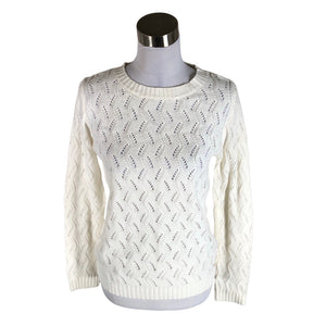 Unisex Your Face - Kampsun, suurus 34 - Valge (1)