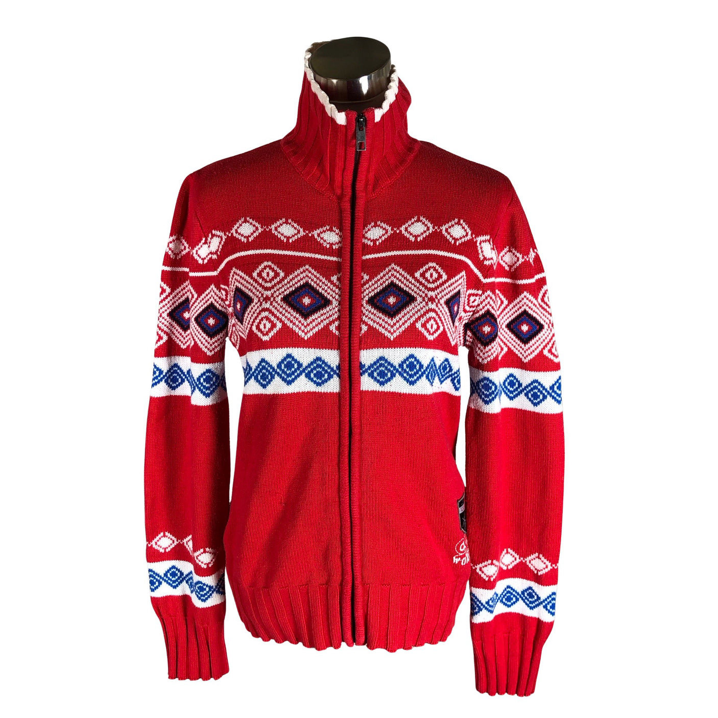 Unisex Torstai - Kardigan, suurus 38 - Punane (1)