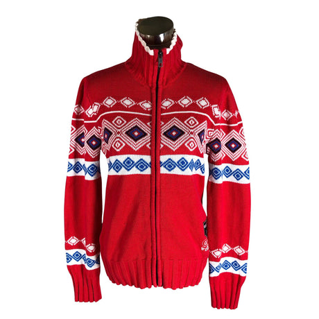 Unisex Torstai - Kardigan, suurus 38 - Punane ()