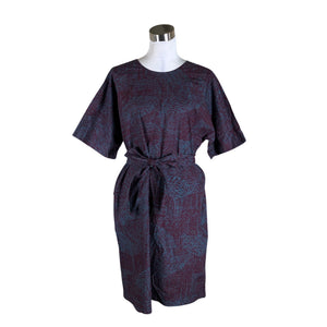 Unisex Marimekko - Mitteveniv kleit, suurus 38 - Veinipunane (1)