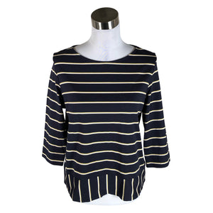 Unisex s.Oliver - Trikotaažist pluus, suurus 38 - Sinine (1)
