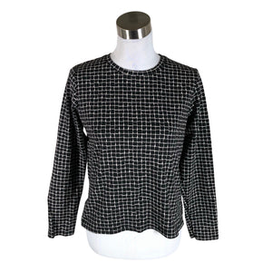 Unisex Nanso - Trikotaažist pluus, suurus 36 - Must (1)