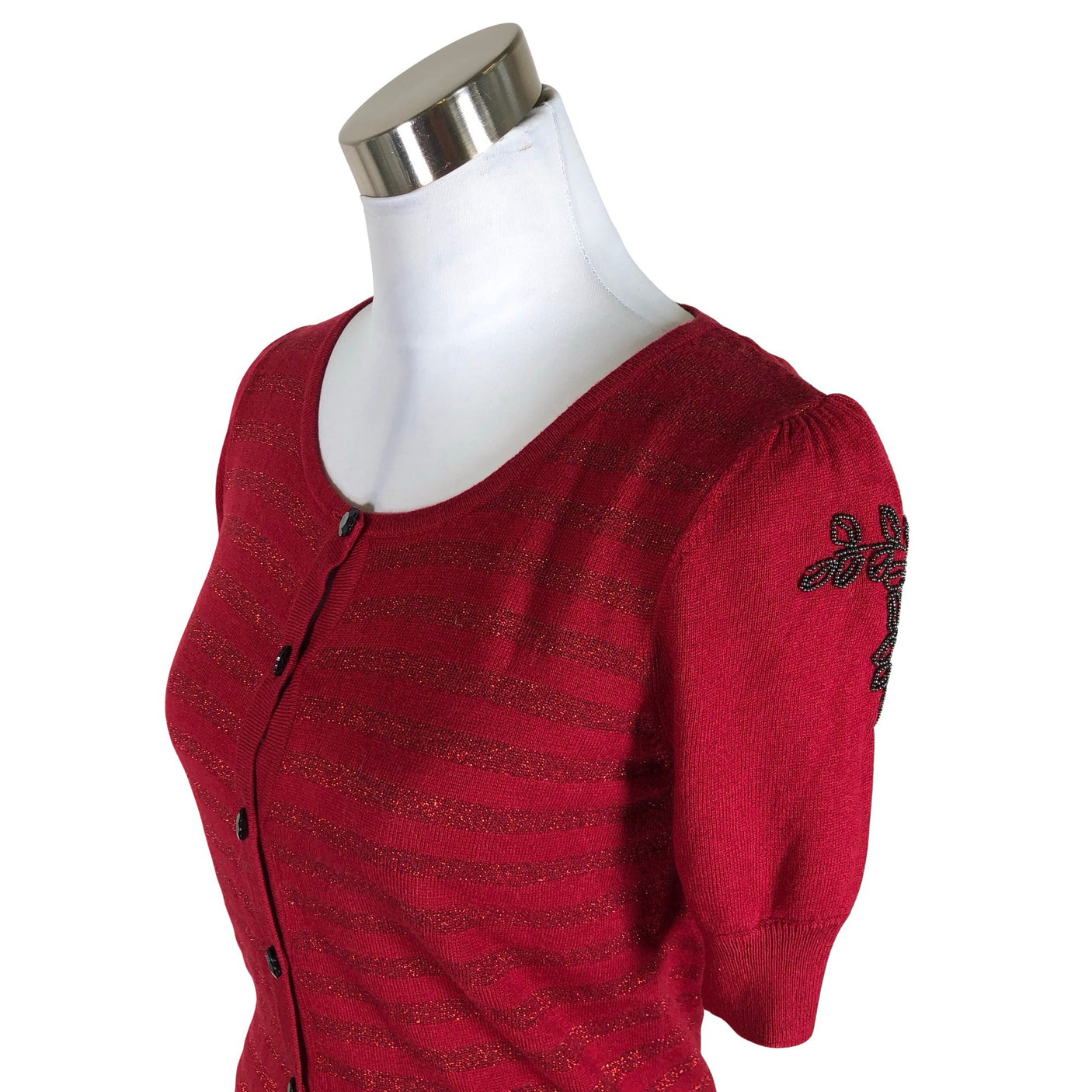 Unisex Betty Jackson. Black - Kampsun, suurus 38 - Veinipunane (2)