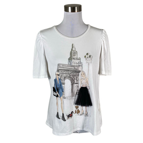 Unisex DKNY - T-särk, suurus 40 - Looduslik valge ()