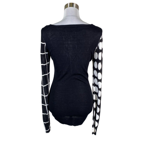 Unisex Desigual - Kootud tuunika, suurus 40 - Must (2)