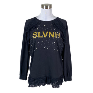 Unisex Lauren Ralph Lauren - Dressikangast pluus, suurus 38 - Must (1)