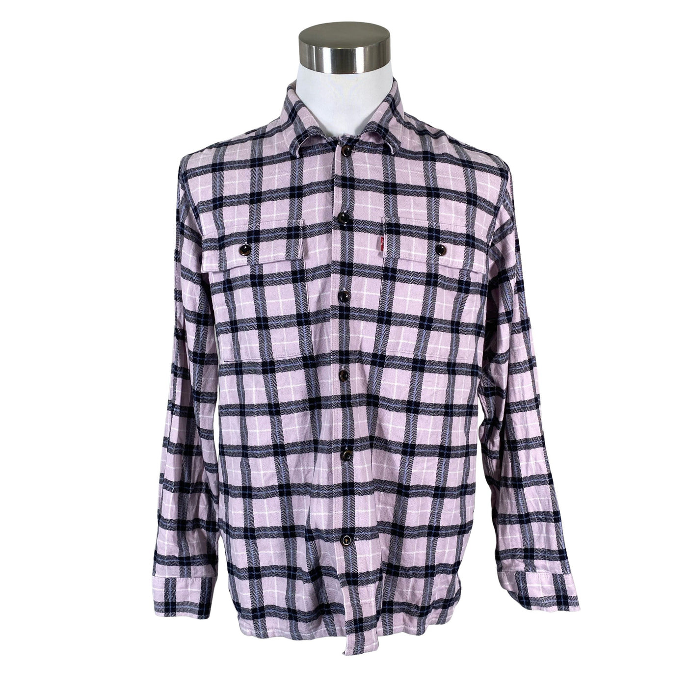 Unisex Levi's - Flanellsärk, suurus L - Heleroosa (1)
