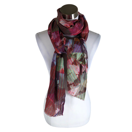 Unisex Oilily - Õhuke sall, suurus Maxi - Veinipunane ()